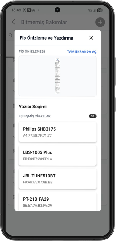Aselmind mobil saha uygulaması — Bakım, arıza ve tahsilat fişleri sahada hazır